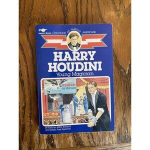 Harry Houdini Young Magician Paperback 1991 Aladdin Books Childhood Of Famous Am
